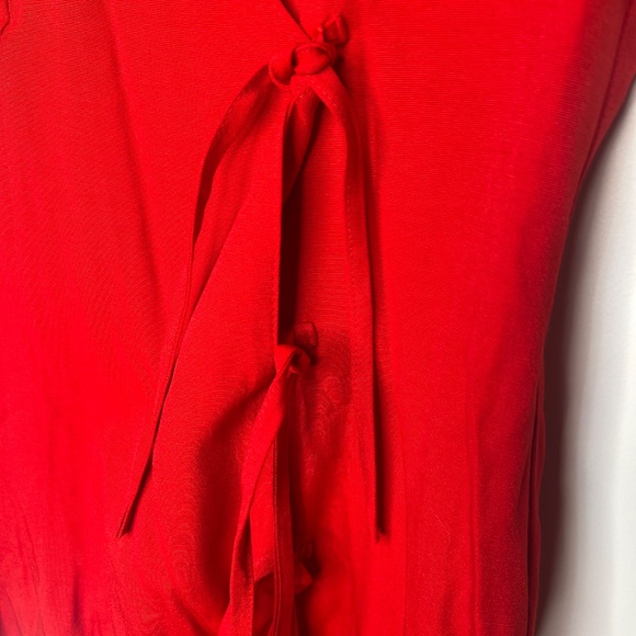 Jus D'Orange Wrap Tie Vintage Dress Women's Size Small - Picture 2 of 5